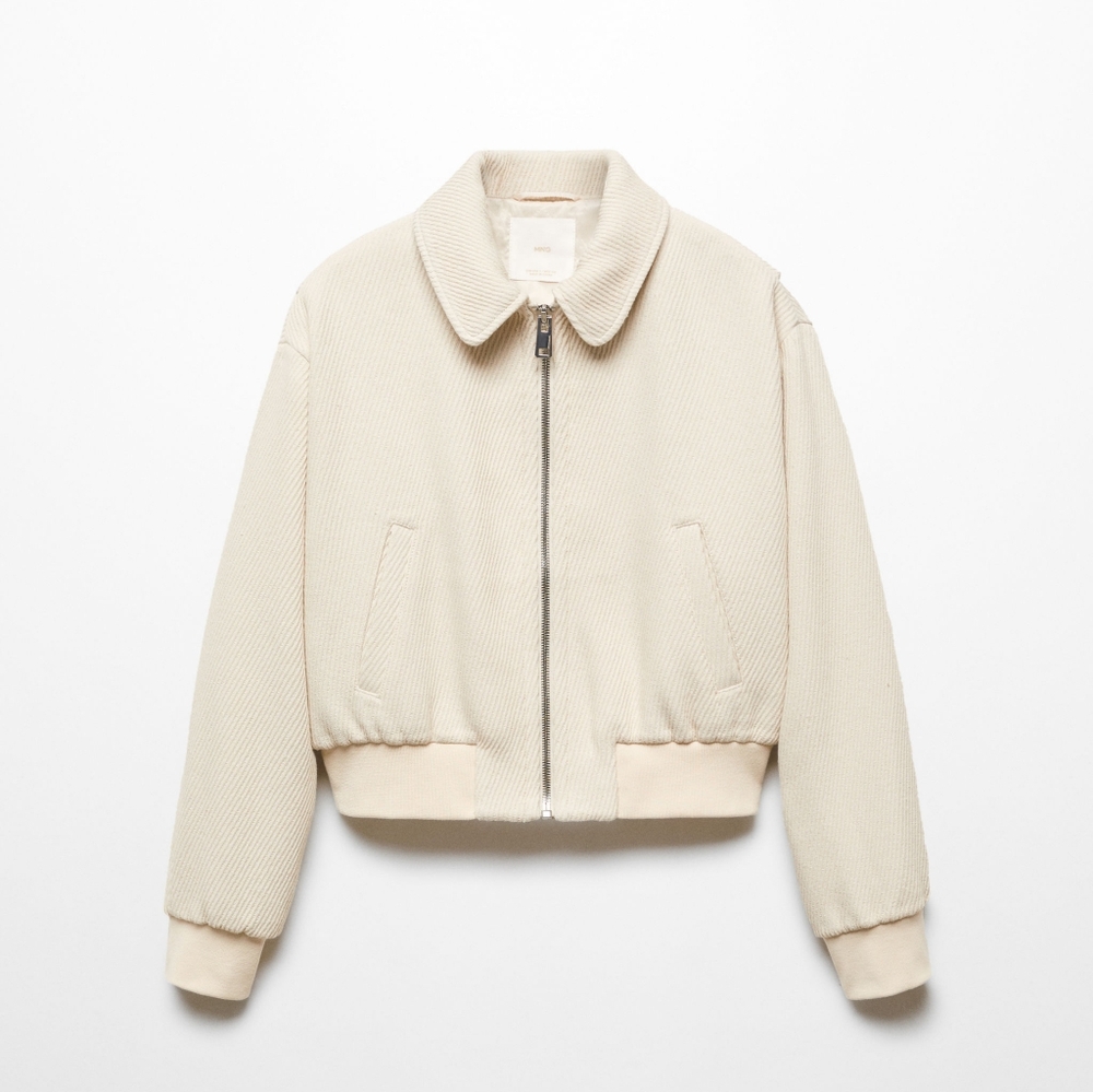Mango Cropped Women's Jacket Size XS